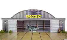 New   1/72, 1/64 HO Scale Aircraft Hangar Model Scenery Diorama Photo Real Kit picture