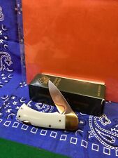 VINTAGE PUMA LOCKBACK KNIFE-GERMANY-DATE CODED-WHITE IVORY-MINT,BOX picture