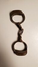 Antique 1882 Iver Johnson Patrolman Officers - Bean Prison Handcuffs With Key picture