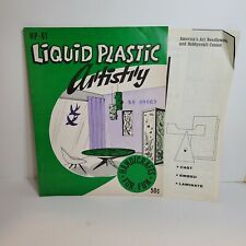 1960's HP-61 Liquid Plastic Artistry Handicrafts For Fun Booklet  picture