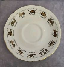 Signs of the Zodiac Saucer-Regal Bone China-England-All 12 Signs picture