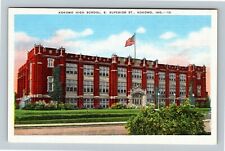 Kokomo IN-Indiana, Kokomo High School, Exterior, Vintage Postcard picture