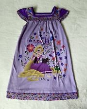 Disney Store Rapunzel Nightdress, Lt & Dark Purple Tangled Nightgown Size 7/8 picture