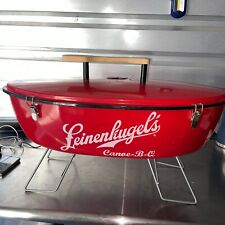 RARE - Leinenkugel's Canoe B-Q Grill Brewery Collectible Fire BBQ picture