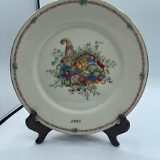 Lenox America's Bounty  2nd Annual Thanksgiving Plate 1995 Limited Edition picture