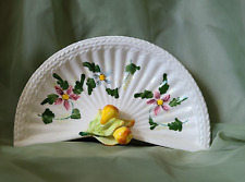 Vintage Enesco Floral Fan-shaped Dish picture