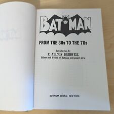BATMAN: From The 30s TO THE 70s Hardcover Book 1971 DC NO DUSTJACKET picture