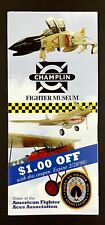 1997 Champlin American Fighter Fighter Museum Mesa AZ Aces VTG Travel Brochure picture