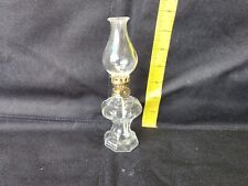 Vintage Mini Glass Oil Lamp New Never Used Salesman Sample ALADDIN Style picture