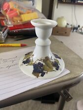 House Of Prill Porcelain Candlestick With Grapes And Vinery Gorgeous Only One picture