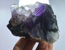500G Deep Purple Fluorite Crystal Mineral Specimen from Pakistan picture