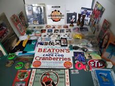 VINTAGE JUNK DRAWER LOT Coins NHL Cards Sports BIRD Madden Pins Scrap Jewelry picture