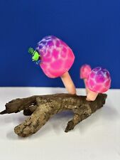 Mystical Fungi: Alebrije Mushroom Wood Carving picture