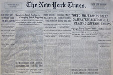 12-1937 December 21 TOKYO MILITERISTS DELAY GUARANTEES ASKED BY U.S.; DEFENDS  picture