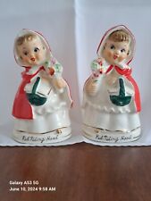 Vintage Relco RED RIDING HOOD Salt & Pepper RARE Japan Excellent Condition  picture