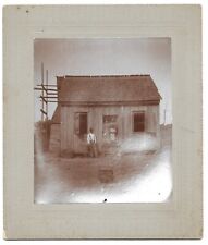 Rural Homestead Black African American Family, Rush County Kansas, Antique Photo picture