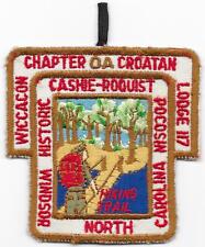 X1 Wiccacon Chapter Croatan Lodge 117 Hiking Trail - Trek Patch Boy Scouts BSA picture