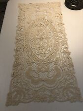 Vintage Italian Bobbin Lace Table Scarf picture