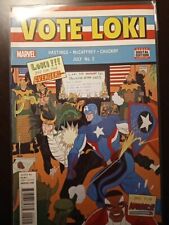 VOTE LOKI #2 (2016) NM Captain America Homage Cover Marvel Comics 1st Print  picture