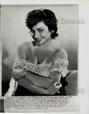 1956 Press Photo Valerie French, British actress, makes career in Hollywood. picture
