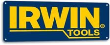 Irwin Power Tools Mechanic Logo Garage Parts Auto Shop Decor Large Metal Sign picture