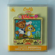 Disney Pin Hong Kong HKDL 2018 MA Member Exclusive Jumbo LE 600 Duffy & Cookie picture