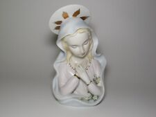 Lefton Madonna Virgin Mary Bisque Figurine Japan Label KW1462 picture