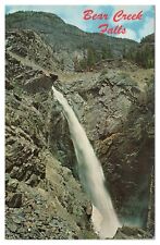 Vintage Bear Creek Falls Colorado Postcard Silverton Ouray Unused Chrome picture