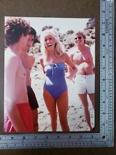 Vintage Suzanne Somers Photograph On The Beach With Hot Guys 8x10 in  picture