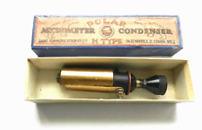 1920s Radio Communication Company Polar Micrometer Wireless Condenser Capacitor picture