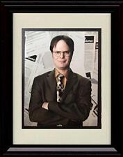 8x10 Framed Rainn Wilson Autograph Promo Print - Dwight Schrute - The Office picture