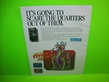 Alien Syndrome Vintage 1987 Video Arcade Game Print AD Space Age Vintage Retro  picture