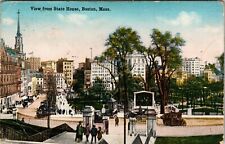 1915 View From State House Boston Massachusetts Antique Divided Back Postcard  picture