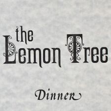 Vintage 1980s Lemon Tree Restaurant Bar Dinner Menu picture