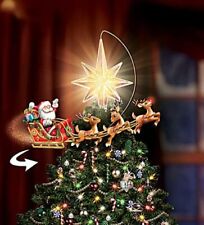 Rudolph Christmas Tree Topper Rotates And Lights Up Bradford Exchange picture