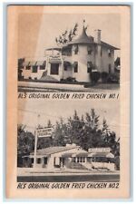 c1920's Al's Original Golden Fried Chicken Miami Florida FL Unposted Postcard picture