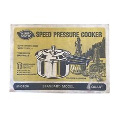 Vintage Mirro Matic 4 Quart Standard Model Pressure Cooker, # M-0404 New In Box picture