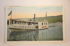 Postcard Boat Milford Greenwood Lake NY H25 picture