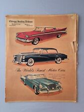 1957 Studebaker Packard Mercedes Sales Brochure Chicago Tribune Insert Advertise picture