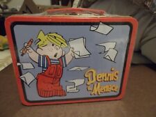 DENNIS THE MENACE 1998 TIN LUNCH BOX NEW SEALED WITH OLD CANDY 7 1/2