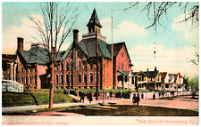 Postcard Vintage 1913 High School East Stroudsburg, PA picture