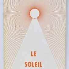 1980s Le Soleil d'Or Restaurant Menu 15 Boulevard Du Palais Paris France picture