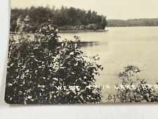 Z5 RPPC Photo Postcard Rare View West Twin Lake Brainerd Minnesota 1910-20's picture