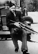 Clyde Barrow & Bonnie Parker, Bonnie & Clyde Us Outlaw Bank Robbers Old Photo 2 picture
