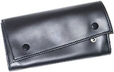 The Big Easy Padded Roll-Up Tobacco Pouch W/Buttons Imitation Leather, Black picture