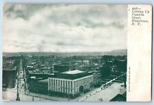 Watertown New York NY Postcard Looking Up Franklin Street Buildings 1905 Vintage picture