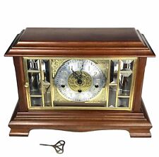 Ansonia 315 Musical Chiming Mantle Clock w. German Movement In Hardwood Case picture