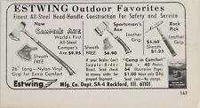1968 Print Ad Estwing Camper's & Sportsman's Axes,Rock Picks Rockford,Illinois picture
