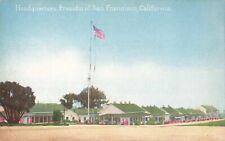 Headquarters Presidio of San Francisco California CA c1910 Postcard picture