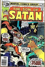 The Son Of Satan #4 Daimon Hellstrom 1976 Marvel Comic Bronze Age Series 1 picture
